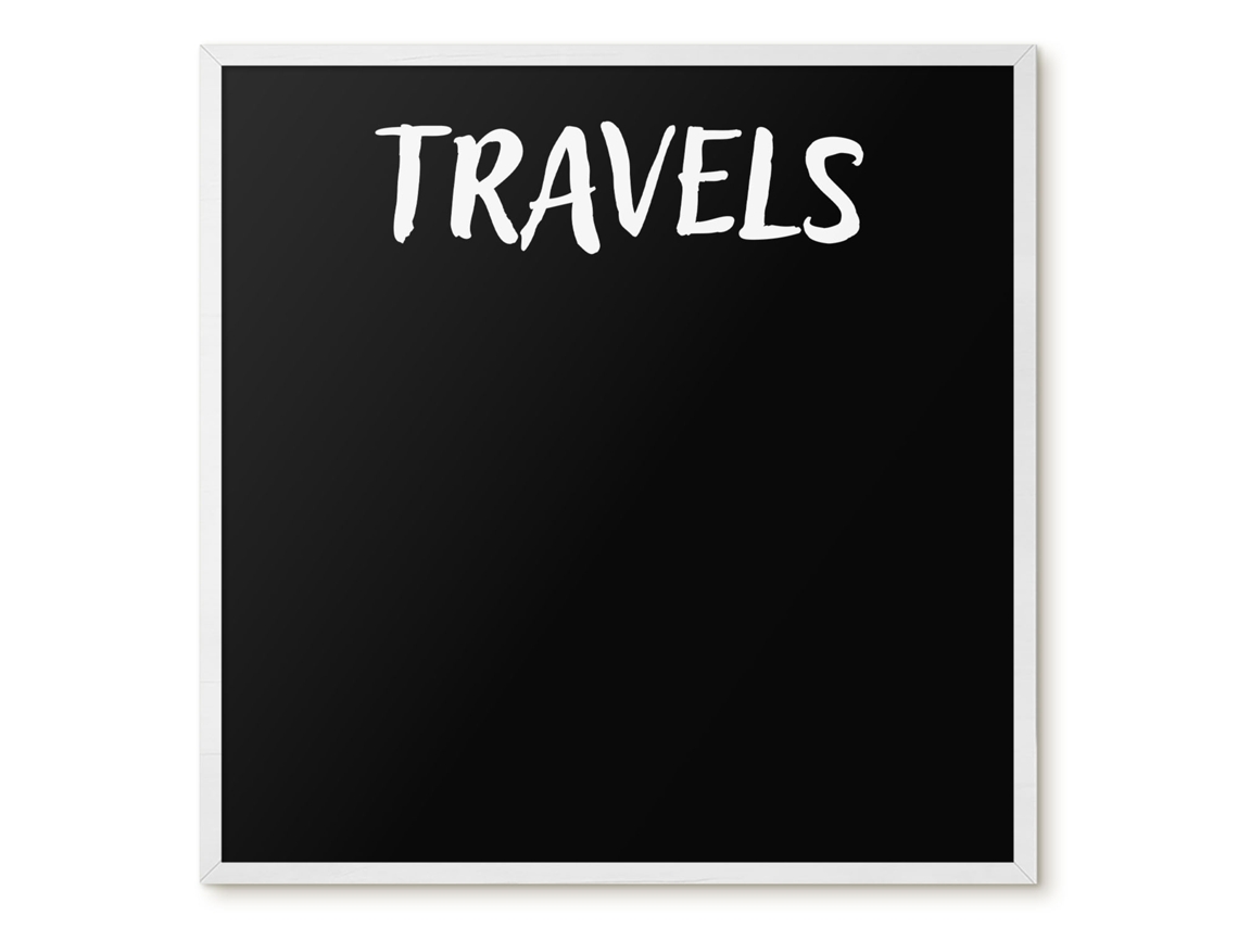 Magnetic Board Travels For The Living Room Espelharte (50x50 Cm)