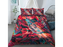 Capa de Edredom com 2 Fronhas 65x65cm em MICROFIBRA 240x260cm MAISON EXCLUSIVE
