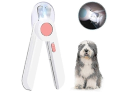 Cortador de unhas LED para animais de estimação