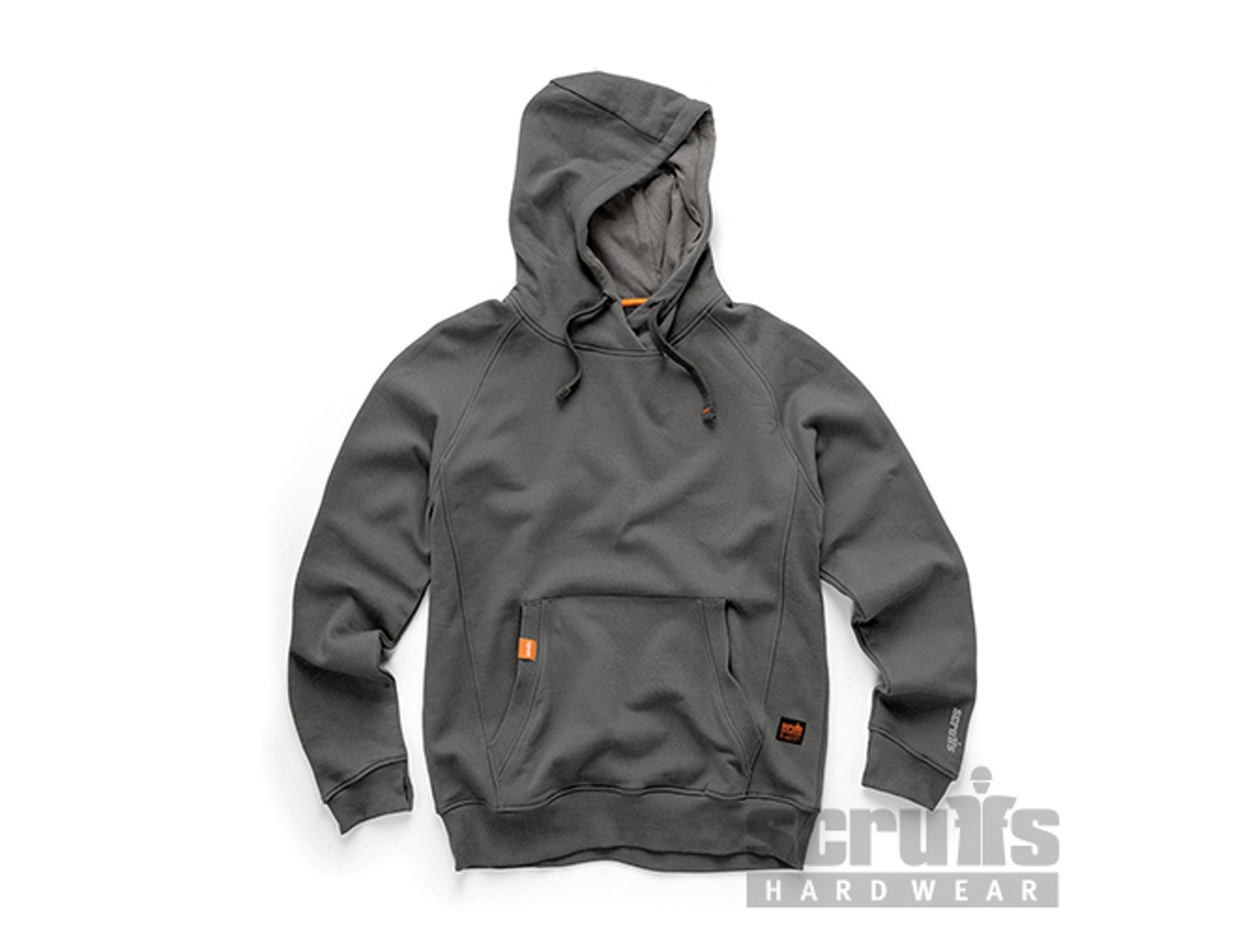 SCRUFFS T55413 Sudadera Con Capucha Eco Worker Color Gris