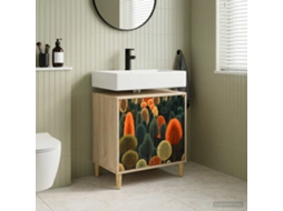 Vidaxl Armário De Banheiro Zaandam Sonoma 60 X 40 X 60 Cm