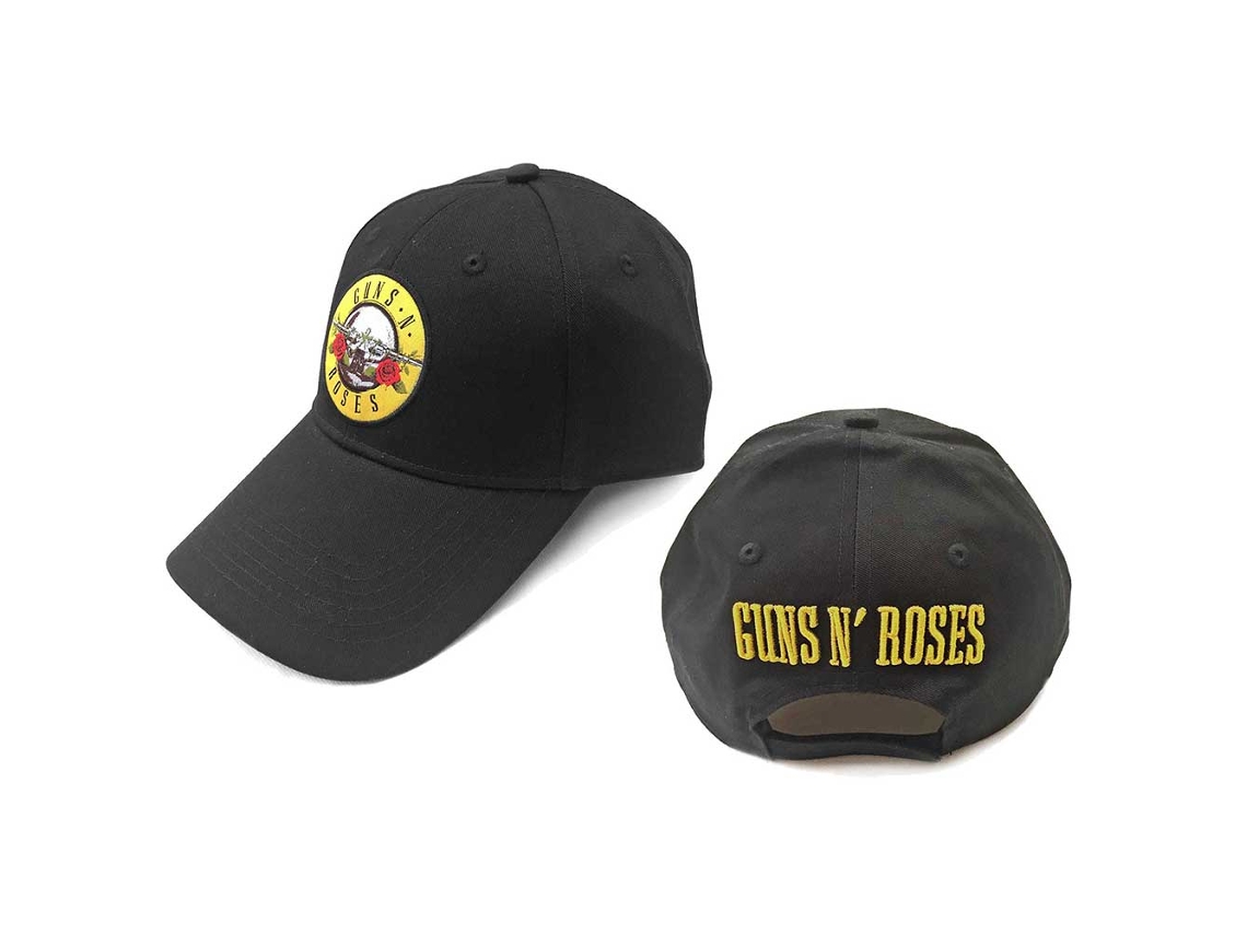 Boné de Baseball Guns N Roses Circle Logo Preto ROCK OFF