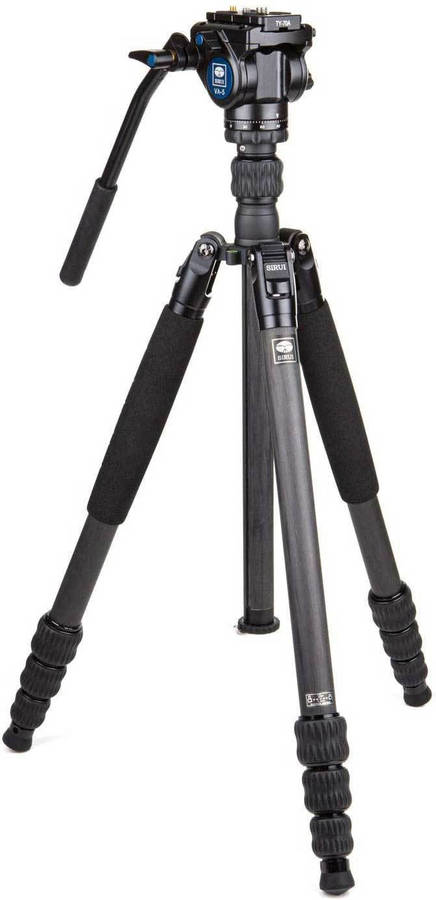 Tripé SIRUI VC Carbono com Videohead Va-5