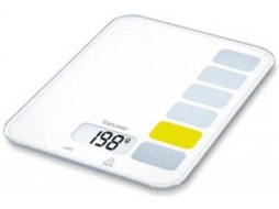Balança de Cozinha BEURER KS-19 Sequence (Capacidade: 5 Kg - Precisão: 1 g)