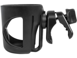 Suporte para Copos Giratório 360° para Carrinho de Bebê, Antiderrapante, Compatível com Mamadeiras e Copos, CHABERLU
