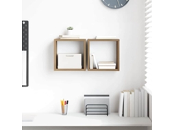Vidaxl Prateleiras De Parede Montagem Na Parede 2 Pcs