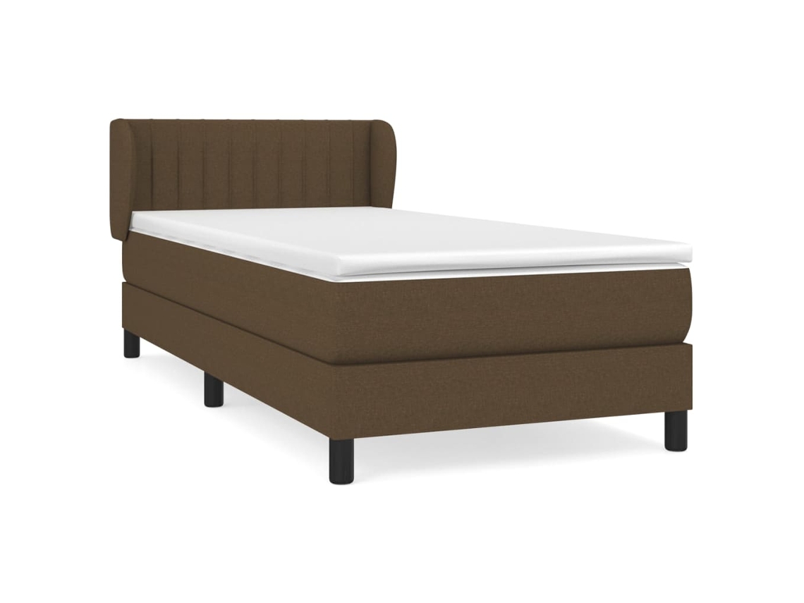 Box Spring Bed, Box Spring Beds Vidaxl Marrom Tecido (80 X 200 Cm)