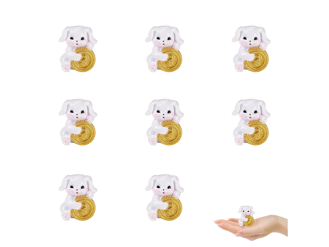 20Pcs Coelho Simulado Micro Paisagem Suculento Acessórios de Vaso de Flores Decoração de Mesa NEVEANCE