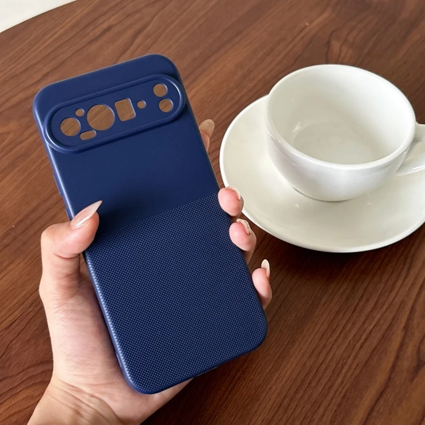 Capa Ultrafina Fosca De Tpu Para Celular (google Pixel 6a Azul), Resistente A Impactos.