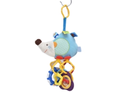 Mali brinquedo Pendurado Hedgehog de Pelúcia para Carrinho de Bebê com Sino e Papel Ruidoso
