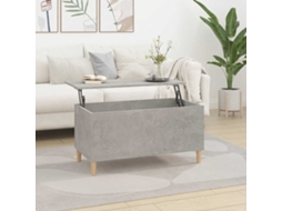 Vidaxl Mesa De Centro 90x44,5x45 Derivados De Madeira Cinzento Cimento