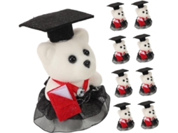 20 Peças De Bonecos Pelúcia Para Formatura, Decoração Mesa, Presentes