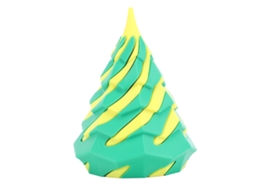 Brinquedo LAXISCREED Cone Espiral Amarelo Verde
