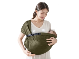 Canguru Para Bebê Ergonómico De 0 A 24 Meses Posição Fisiológica Em M Distribui Peso E Reduz Esforço Dos Pais Verde