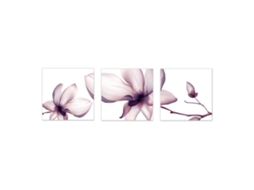 Laxiscreed Conjunto De 3 Impressões De Tela De Pintura A Óleo Decorativa De Flores Elegantes Para Casa De Estilo Chinês