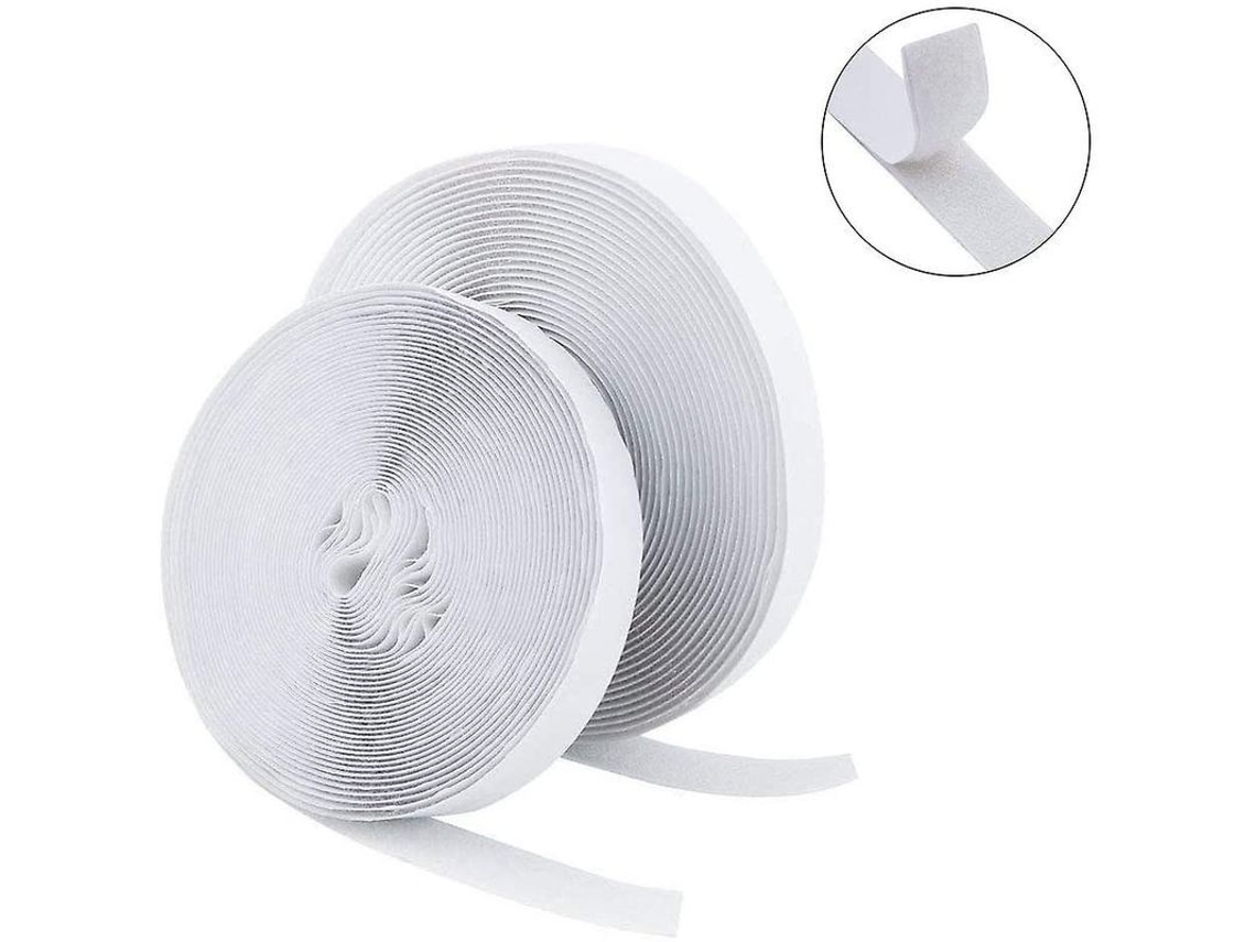 Fita Velcro Autoadesiva 25m Resistente ao Sol e Chuva S/MARCA