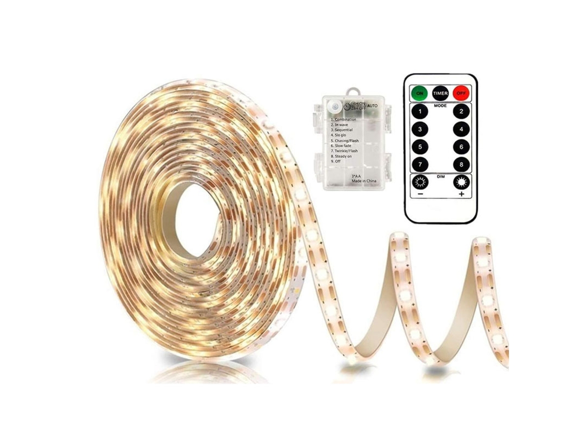 Fita De Led Solar De 5 M Para Áreas Externas, À Prova Dágua, Degraus, Escadas, Piscina, Varanda, Pavilhão, Decoração SUNNY SPACES
