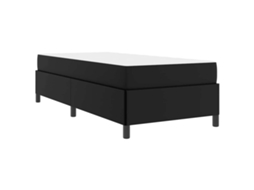 Conjunto 1 Estrutura Da Cama Vidaxl Preto Tecido (90 X 200 Cm)