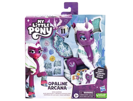 MY LITTLE PONY Opaline Arcana Wing Surprise MY LITTLE PONY (Idade recomendada: 5 anos)