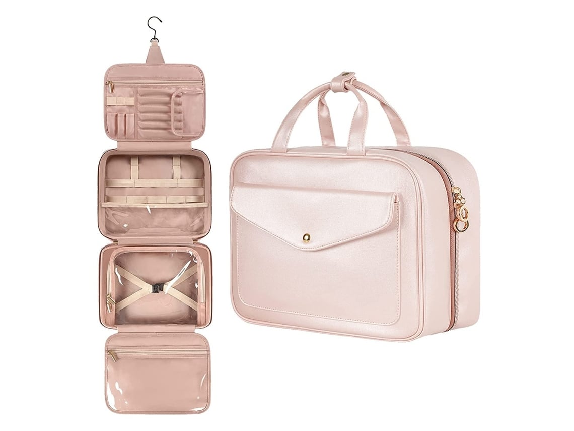 Necessaire Elysve Pu Grande Capacidade Bolsa De Viagem