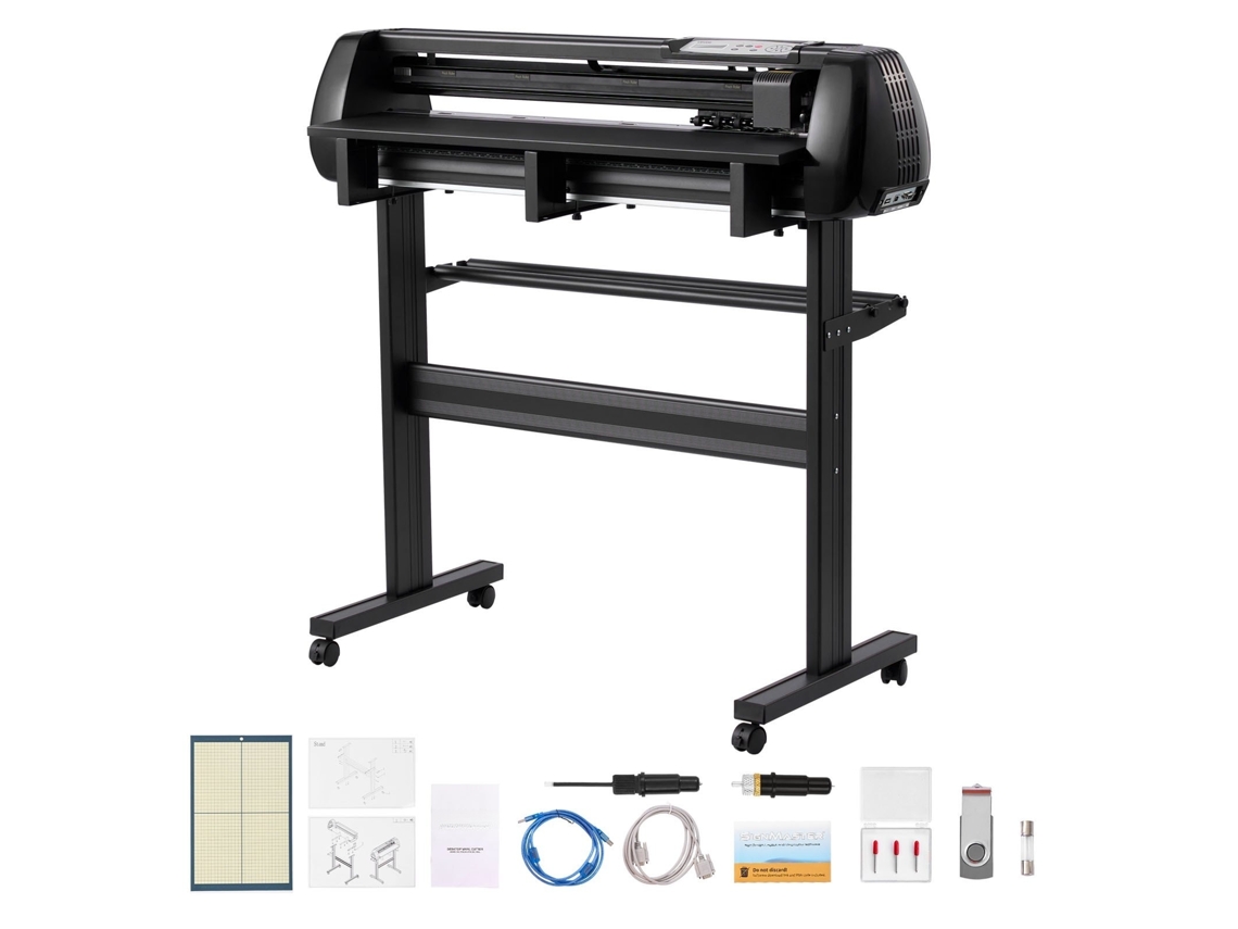 Plotter De Corte De Vinil 870 Mm Com Software Signmaster E Folha Dupla Para Adesivos E Sinalização Tekmaquinas