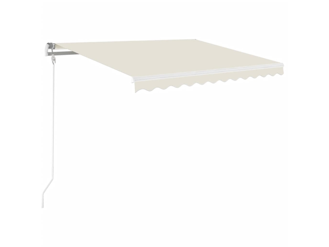Retractable Awning, Retractable Awnings Vidaxl Creme Alumínio (350 X 250 Cm)