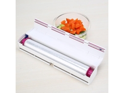 Cortador De Papel Manteiga, Papel Alumínio E Plástico Com Lâmina Escondida - Seguro E Prático Para Cozinha