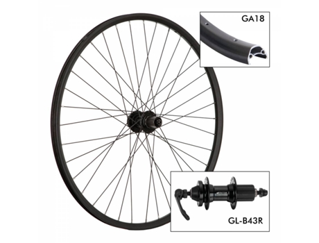 Roda Da Bicicleta KRAYTON Kr-18 29' 36H B43R 9X135 Shi 8/9/10V