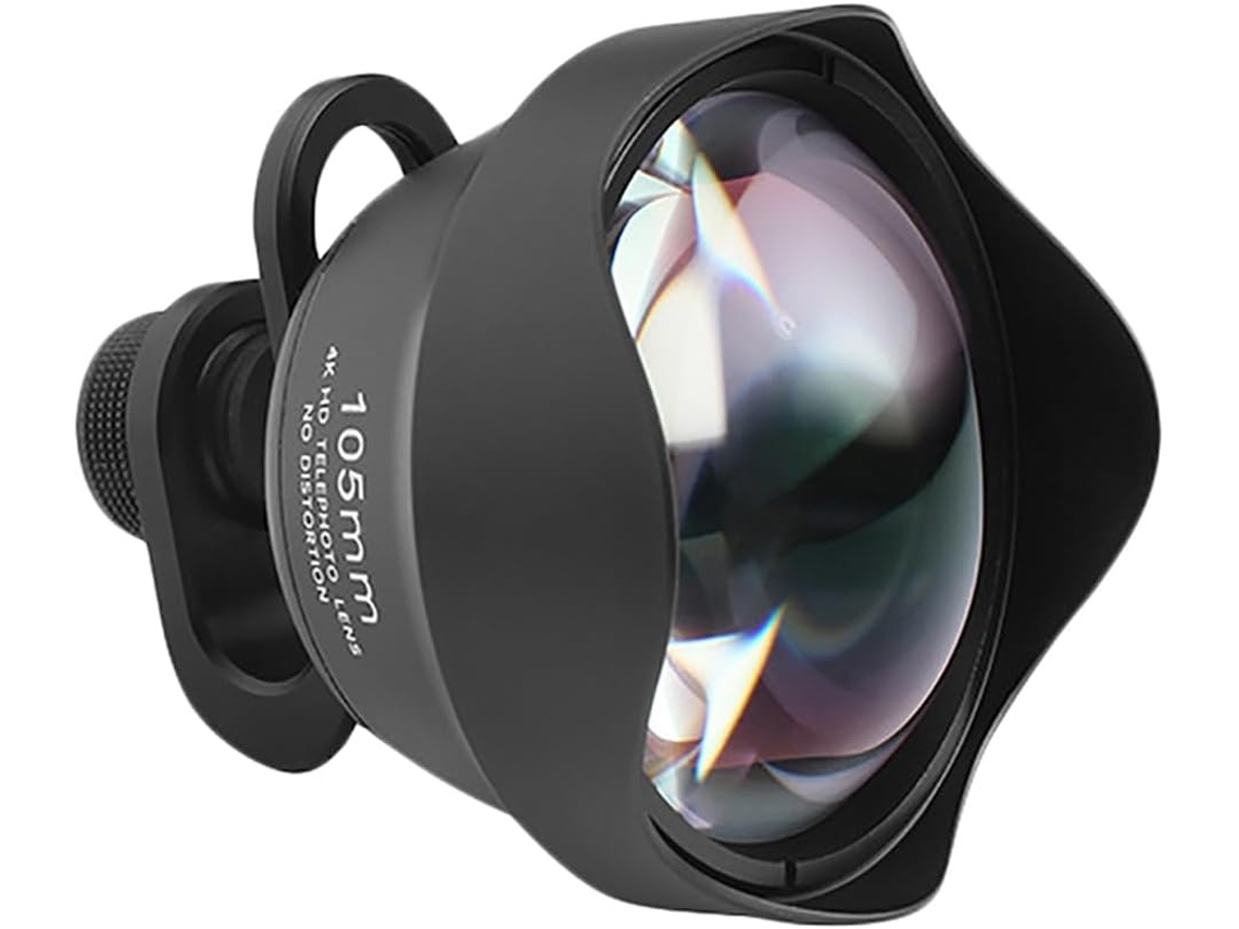 1 Peça De Lente Externa Universal Para Celular, Plástico Preto, 105 Mm, Retrato, Teleobjetiva, Slr, Fotografia Profissional, Grande Abertura