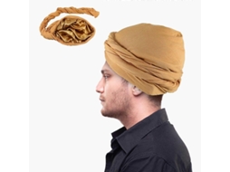 2026 fular para Hombre Turbante Vintage Con Twist de Modo Elástico Y Seda Paño para Cabeza