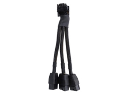 Cabo De Gpu De 16 Pinos Para Extensão Pcie De 3x 8 Pinos 16awg Pcie 5.0 Ângulo Reto De 90 Graus 16 Pinos 124 Pinos Aquaforge