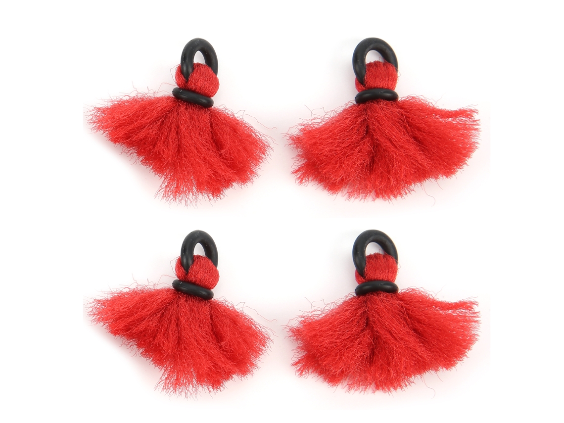 4 Indicadores de Pesca com Mosca Float Vermelho