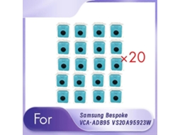 20 Peças Pó Coleta Saco Vca-adb95 Vs20a95923w Jet Limpar Aspirador Acessórios Non-woven Ba