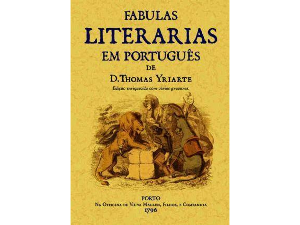 Livro Fabulas Literarias Em Portugês de Tomás de Iriarte (Espanhol)