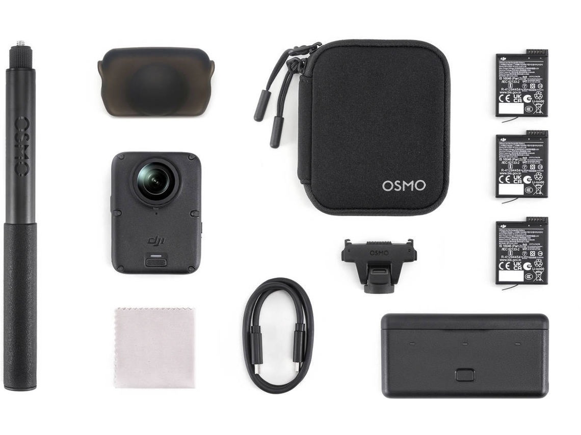 Action Cam DJI Osmo 360 II Adventure Combo (8K - Wi-Fi, Bluetooth e NFC)