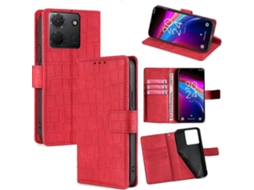 Capa De Couro Com Fecho Magnético Skin Feel Crocodile