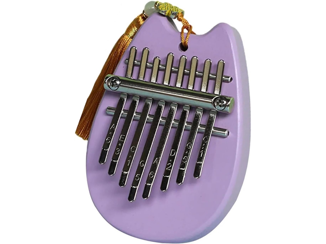 Kalimba Mini Portátil Com 8 Teclas Alto