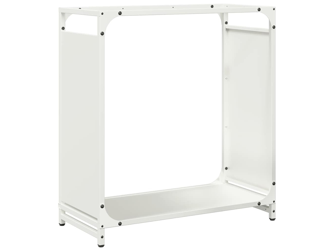 Firewood Rack, Firewood Racks Vidaxl Branco Aço (60 X 28 X 65 Cm)