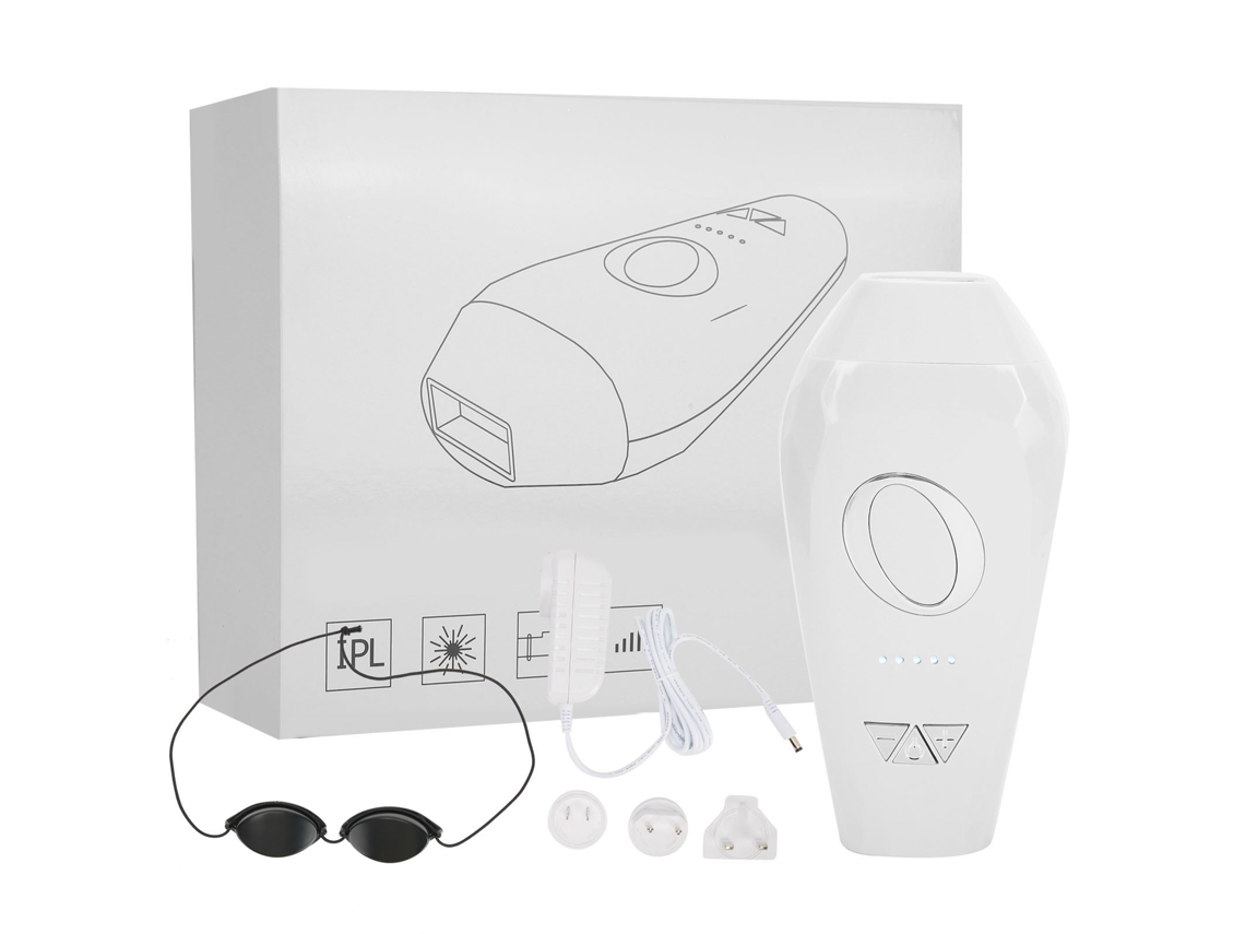 Dispositivo De Depilación Ipl Com 300.000 Flashes Ponto De Congelamento Profissional 110-240v