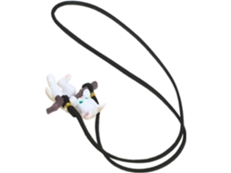 Pingente De Gato Branco E Adorável Em Resina Para Espelho Retrovisor, Fácil De Usar.