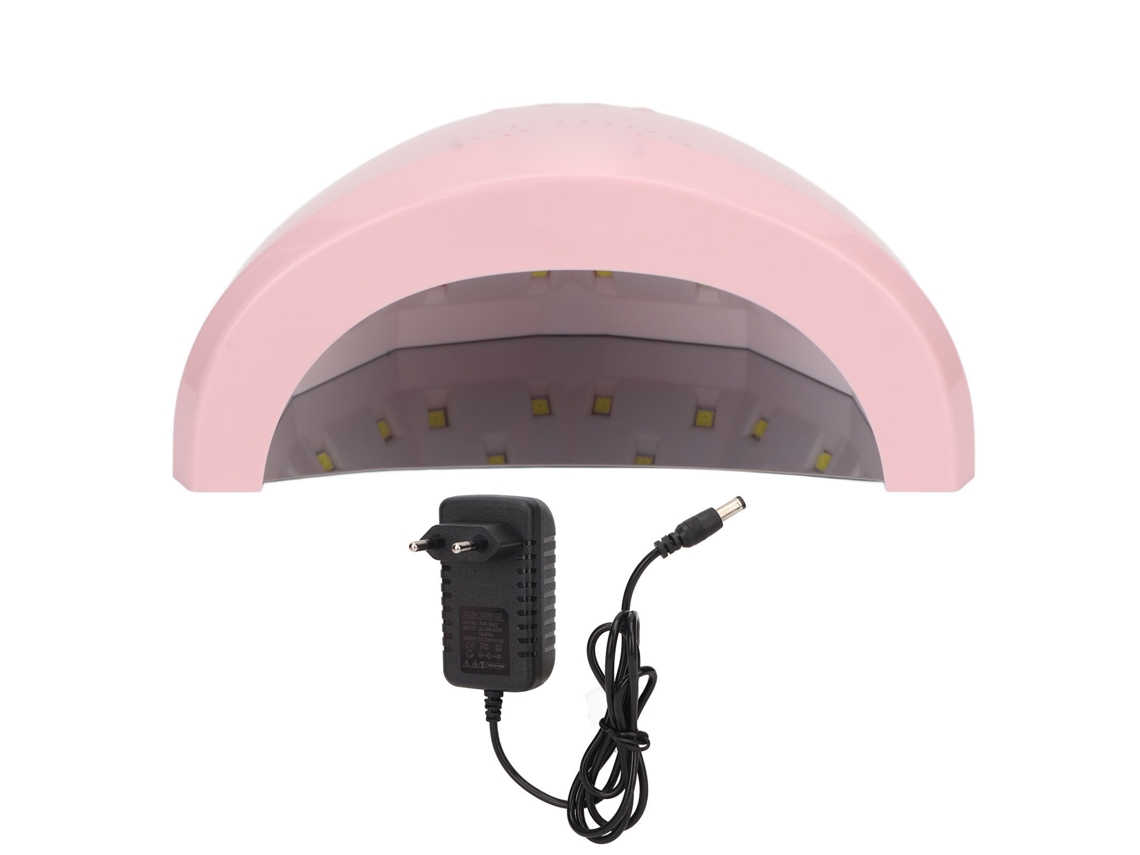 Lâmpada Led Uv Para Unhas, Sensor Infravermelho Inteligente, Tela Sensível Ao Toque, Secador De Unhas Com Lâmpada Uv Rosa, Plugue Slowmoose