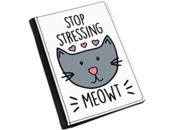 Porta Passaporte para Gatos Meowt da Gift Base Stop Stress