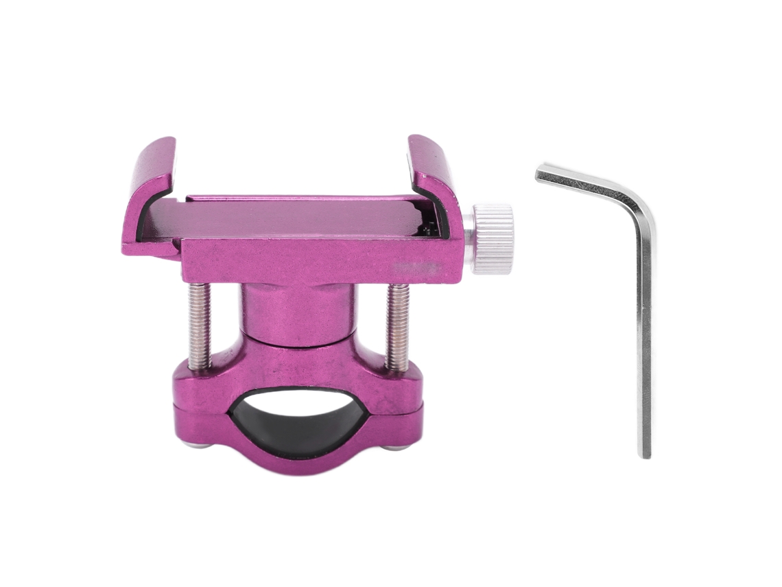 SUPORTE DE TELEFONE MALI em alumínio, com chave hexagonal, para bicicleta, moto, scooter (S/MARCA)