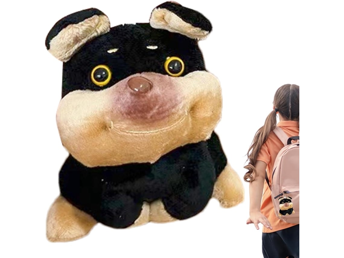 Bolsa De Pelúcia Com Pingente De Abelha - Uso Prático E Funcional
