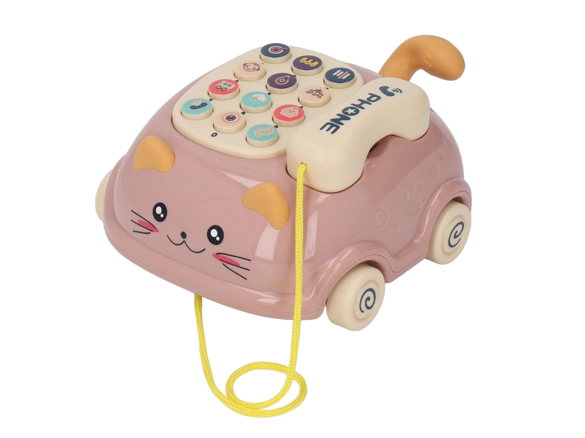 Brinquedo de Telefone para Bebê com Sons Múltiplos e Voz S/MARCA