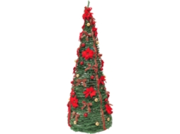 Árvore de Natal KLACK POP-UP Verde 180 cm com adornos (Outlet Caixa Aberta)