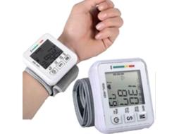 Monitor De Pressão Arterial De Pulso Com Pulseira Ajustável E Viseira Lcd Nítido