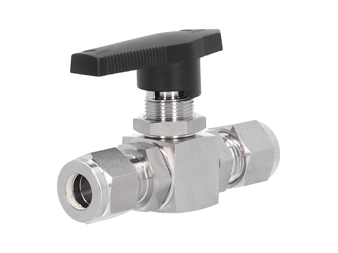 Válvula De Esfera Straight-through Laxiscreed 3/8" Para Controlo De Fluidos De Forma Eficiente