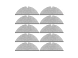 Conjunto de 10 Panos Limpeza para Esfregão Dreame D20 Plus/ Dreame, Peças de Reposição para Limpeza Higiênica Pisos e Utensílios Doméstica BRILVIBERA
