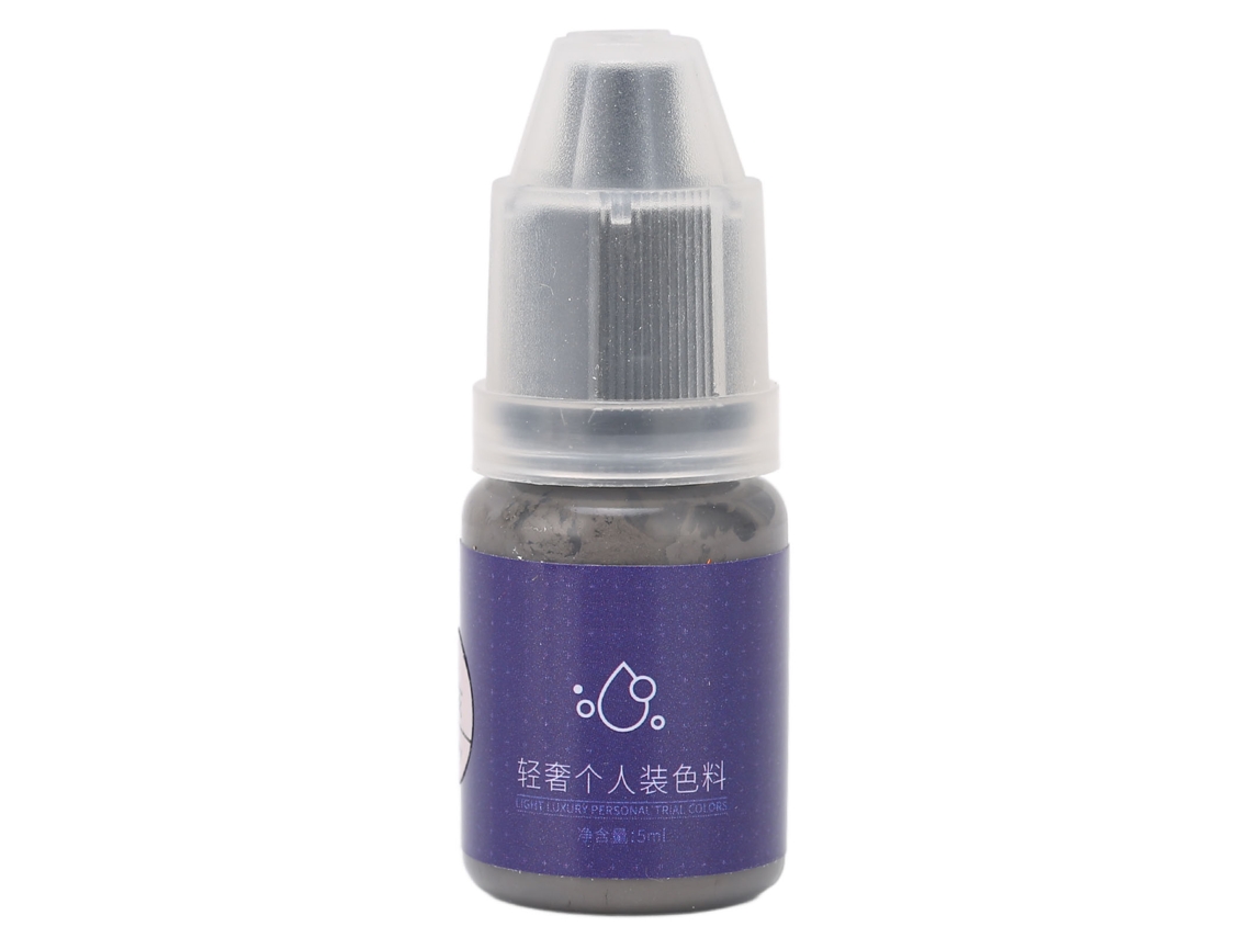 Pigmento De Tatuagem De Sobrancelha Profissional 5ml Microblading Cor Cinza Natural